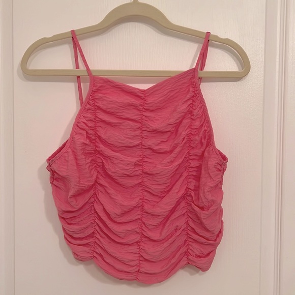 Zara Tops - Zara Pink Crop Top